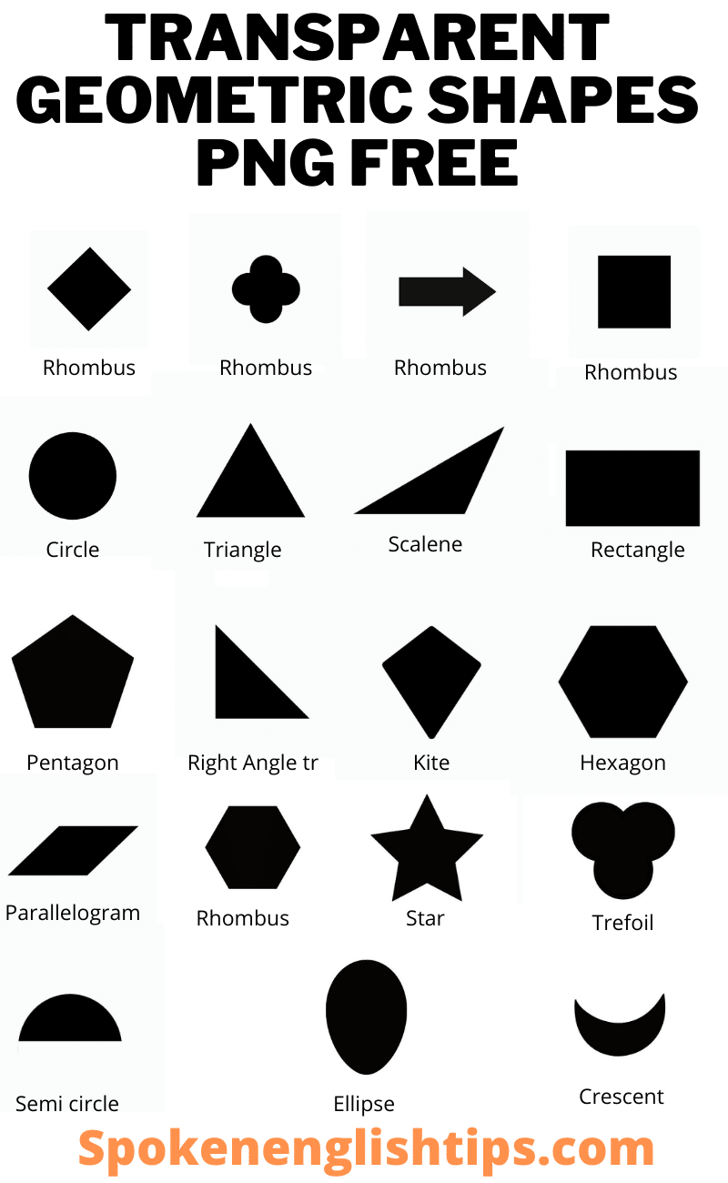 geometric transparent shape
