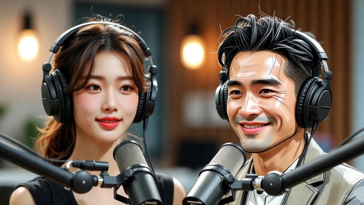 best prompts to generate podcast ai images